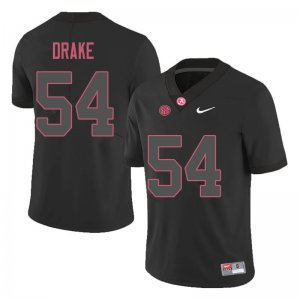 NCAA Men's Alabama Crimson Tide #54 Trae Drake Stitched College 2018 Nike Authentic Black Football Jersey UO17M85ZX